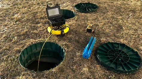 Septic inspection installation