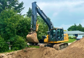 Deere excavation